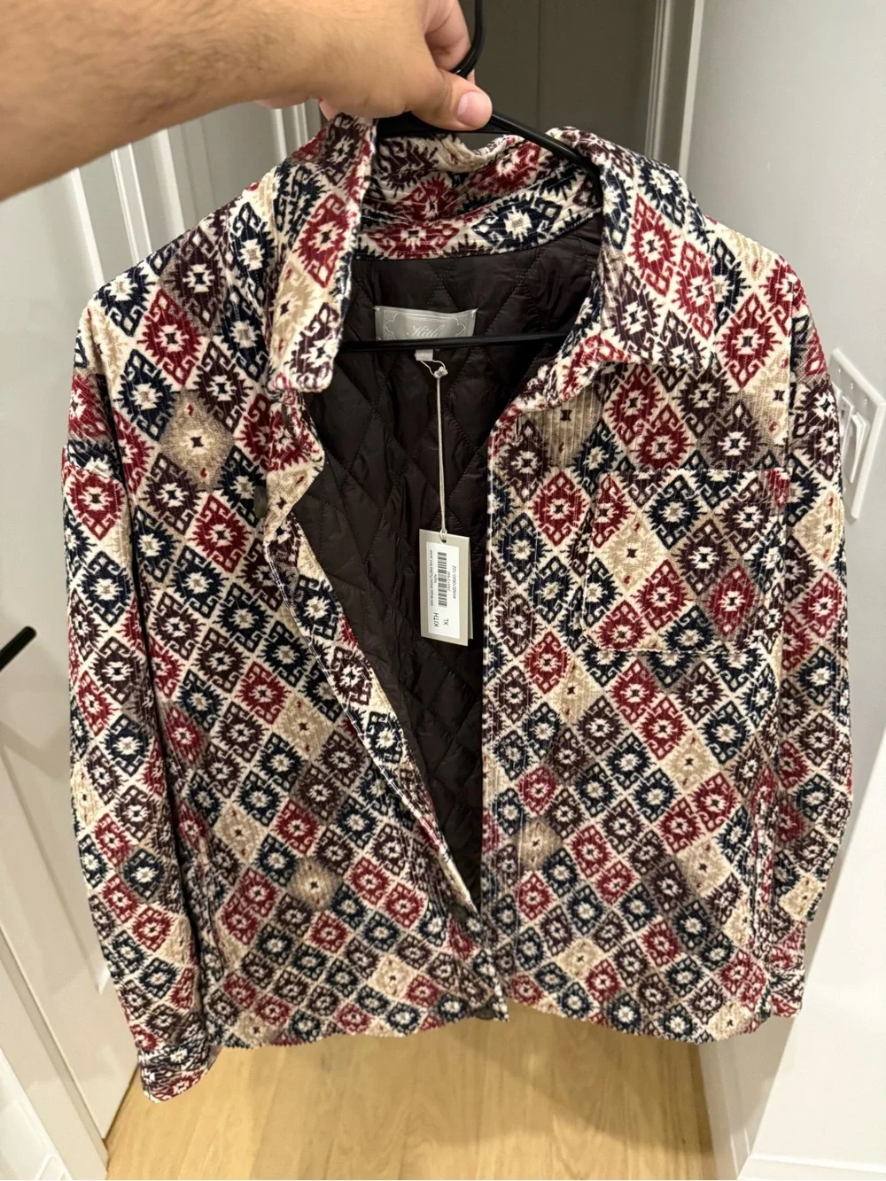 Kith Kilim Mosaic Brixton Puffed Shirt Jacket – Waffle